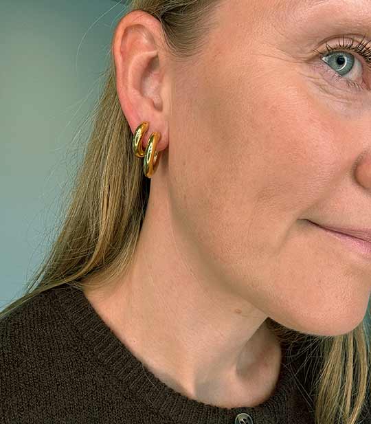 AURORA - CHUNKY HOOP ØRERINGE
