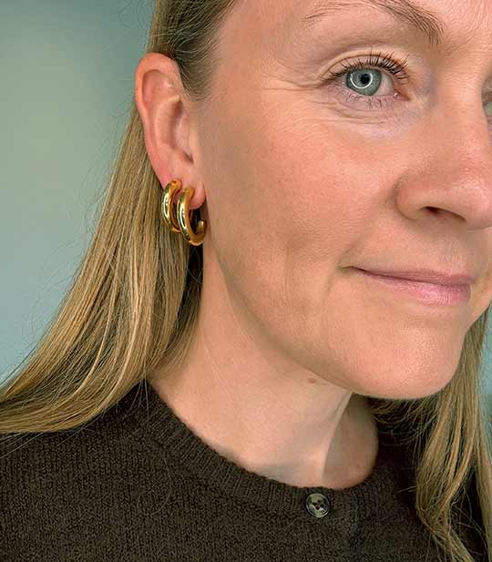 AURORA - CHUNKY HOOP ØRERINGE