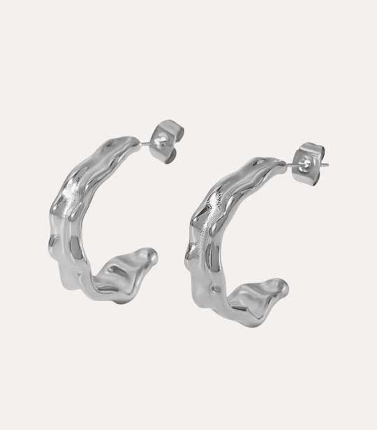 Yara Øreringe – Organiske Hoops