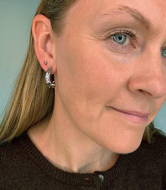 Yara Øreringe – Organiske Hoops