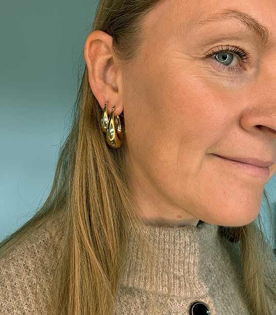 SERENA – Øreringe (25 mm & 30 mm)