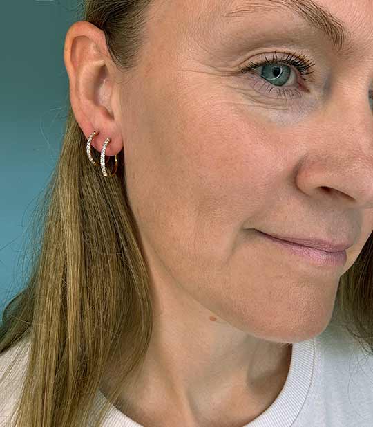 ARINA - KRYSTAL HOOPS (12,14,16,18,20mm)