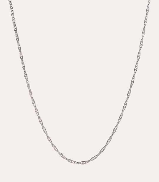 ISOLA - klassisk Singapore-kæde i sølv