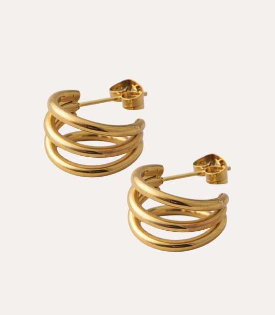 AURELIA - Tredobbelte Hoops