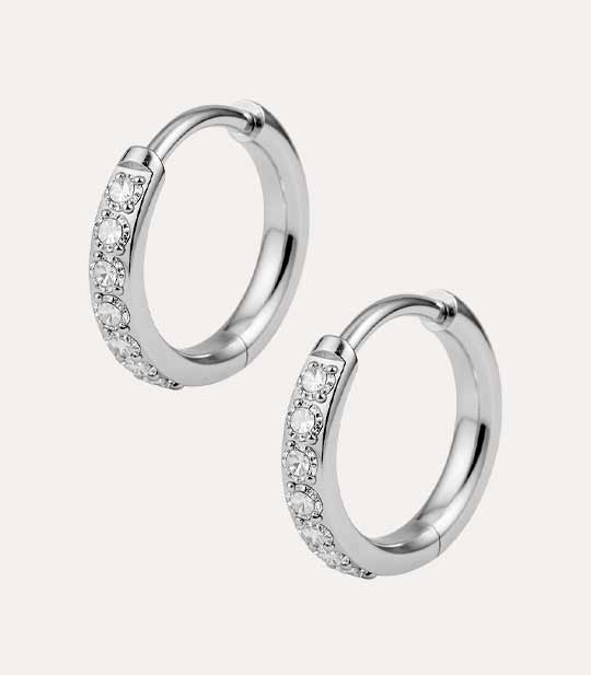ARINA - KRYSTAL HOOPS (12,14,16,18,20mm)